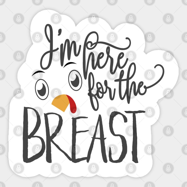 best gift for Thanksgiving breast turkey festive meal T-Shirt Sticker by alegant34